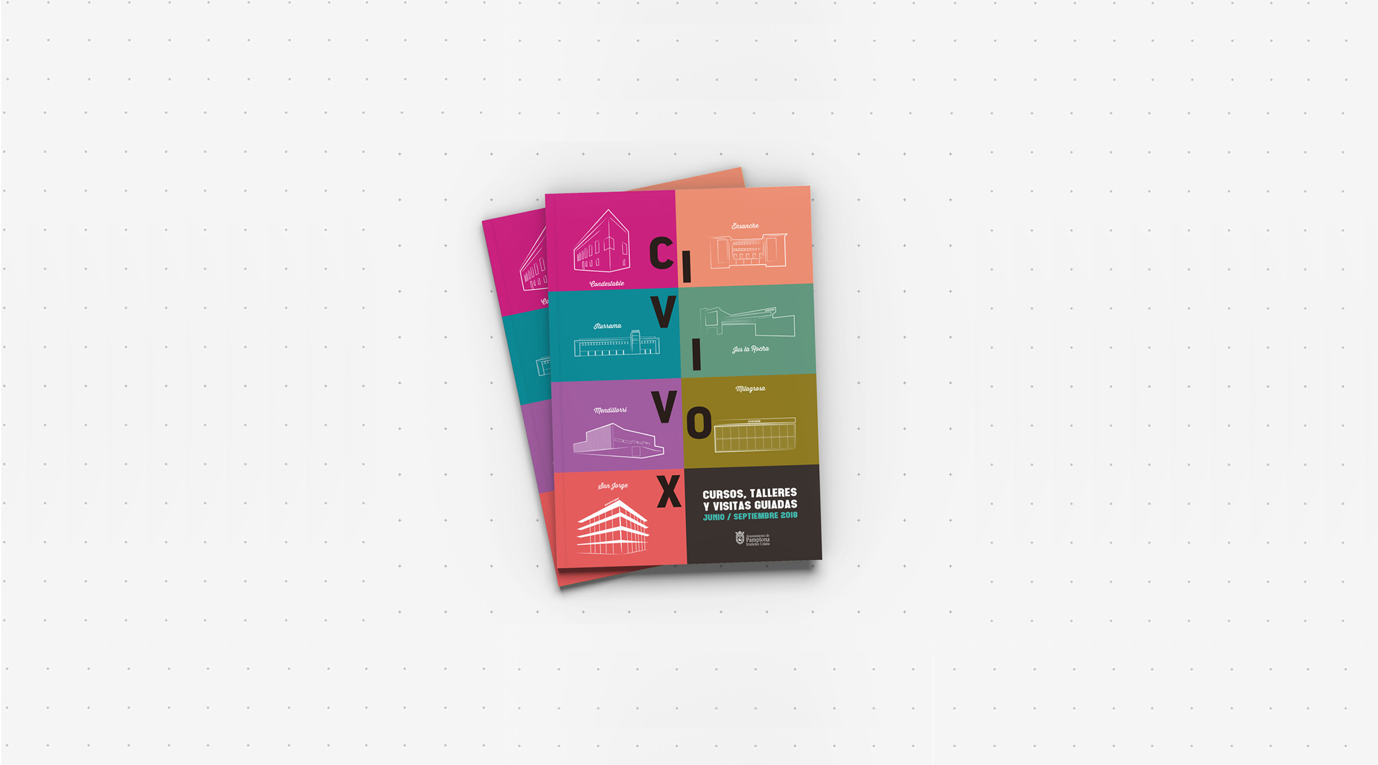 Civivox. Folleto actividades.Diseño Editorial